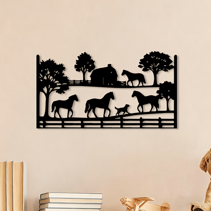 Art Craft Horse - CIFBUY Arte de Parede em Metal: