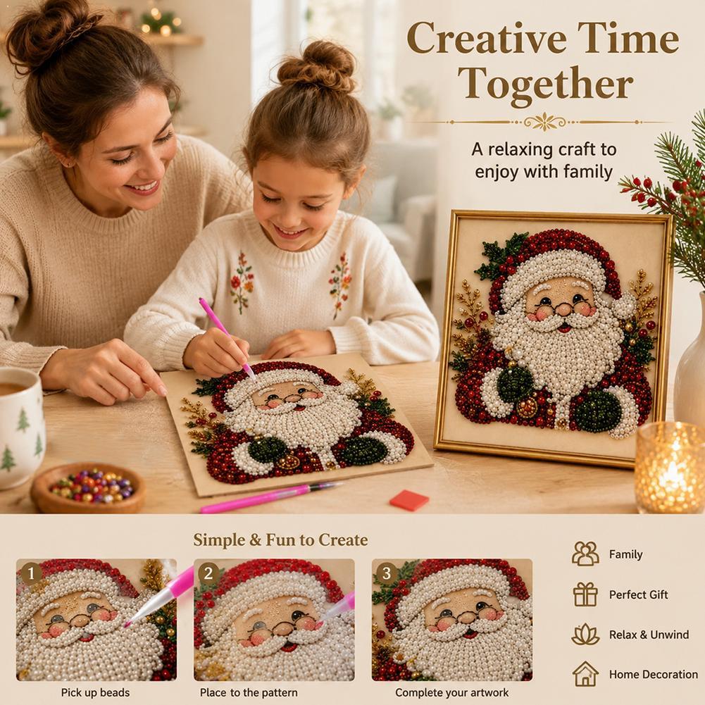 Art Craft Kit - Kit de Arte com Pérolas DIY