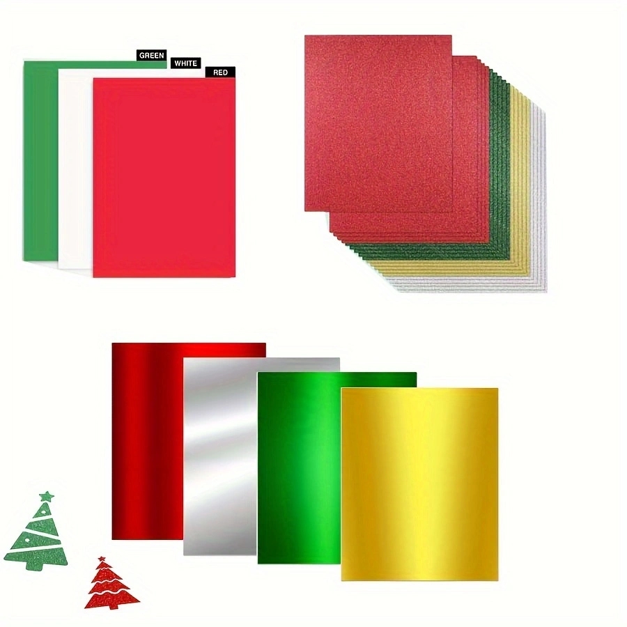 Art And Craft Recycle - 33 folhas estilo natal diy cartolina