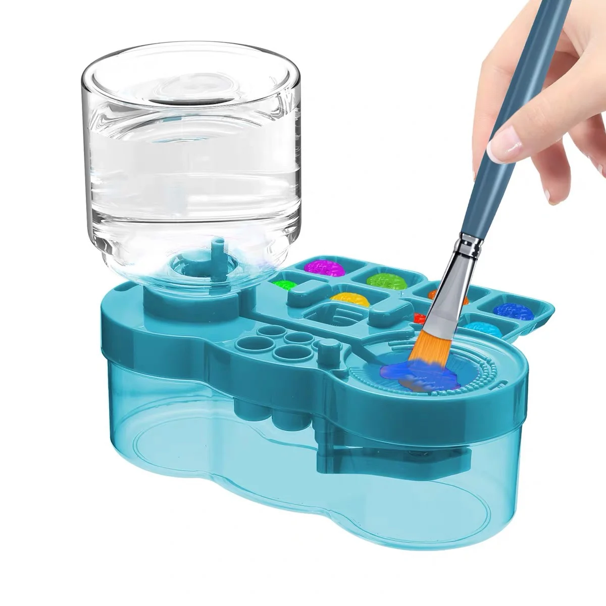 Watercolor Brush Pen - Lavador de Pincéis com Botão de