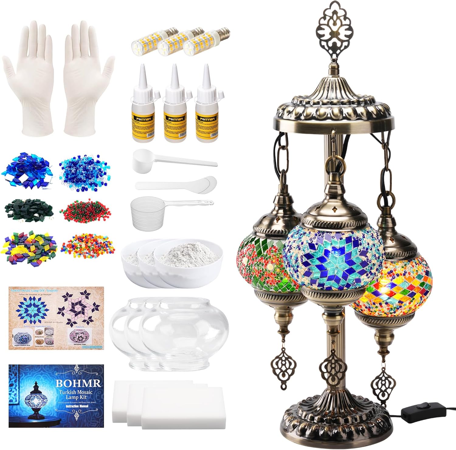 Art Craft Kit - Kit DIY de Lâmpada Turca de