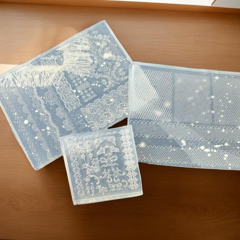 Art Craft Template - Molde de silicone 3d para unhas,