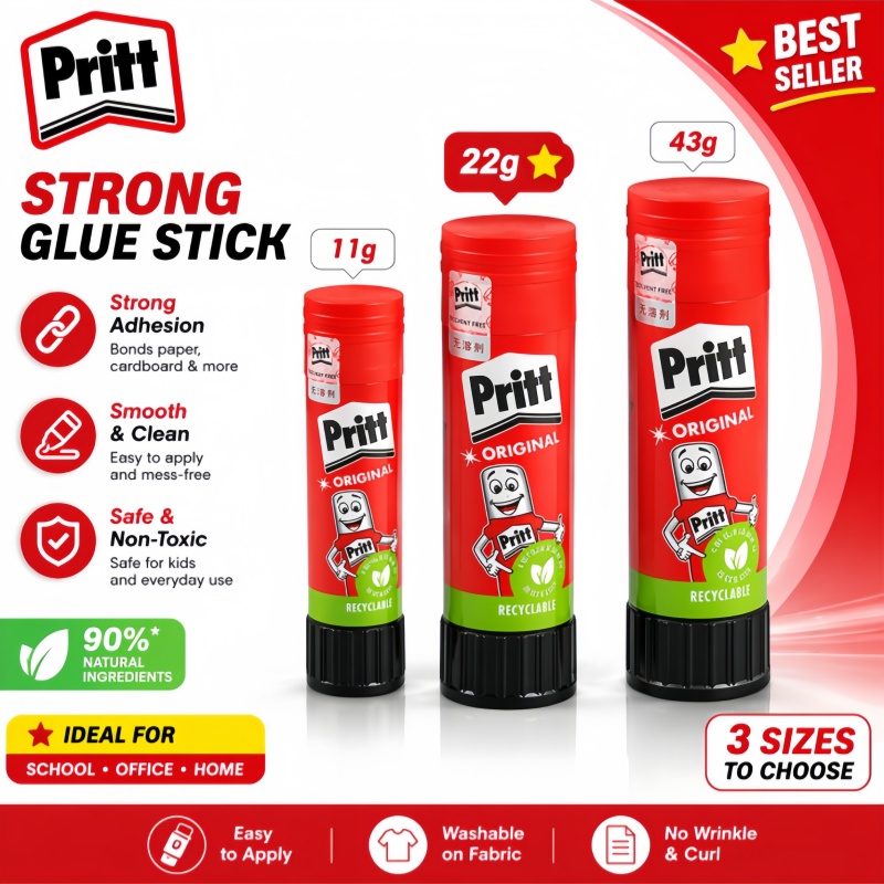 Art Craft For Toddlers - Cola em Bastão Pritt Original Não