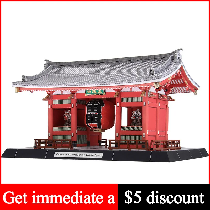 Art Craft Building - Japão kaminarimon portão de sensa-ji templo