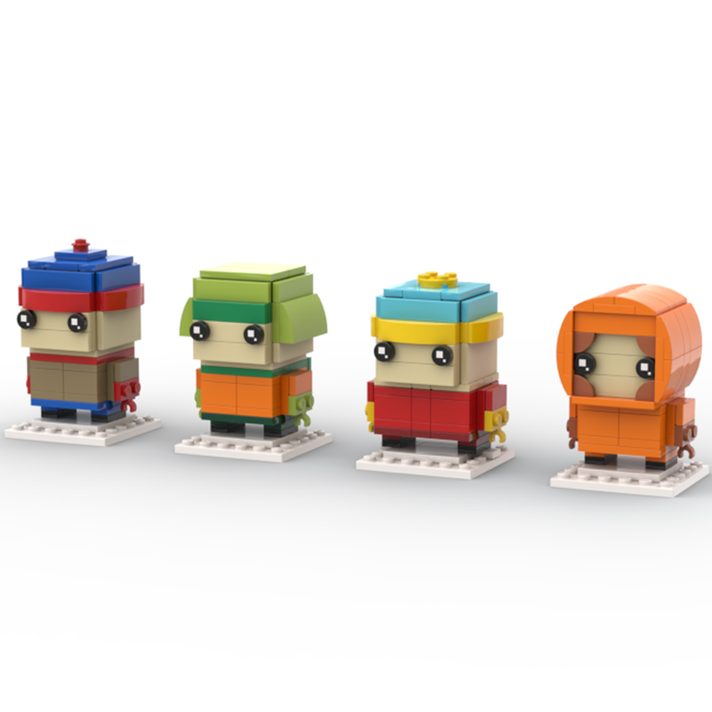 Art Craft Building - 336 peças MOC South Park BrickHeadz