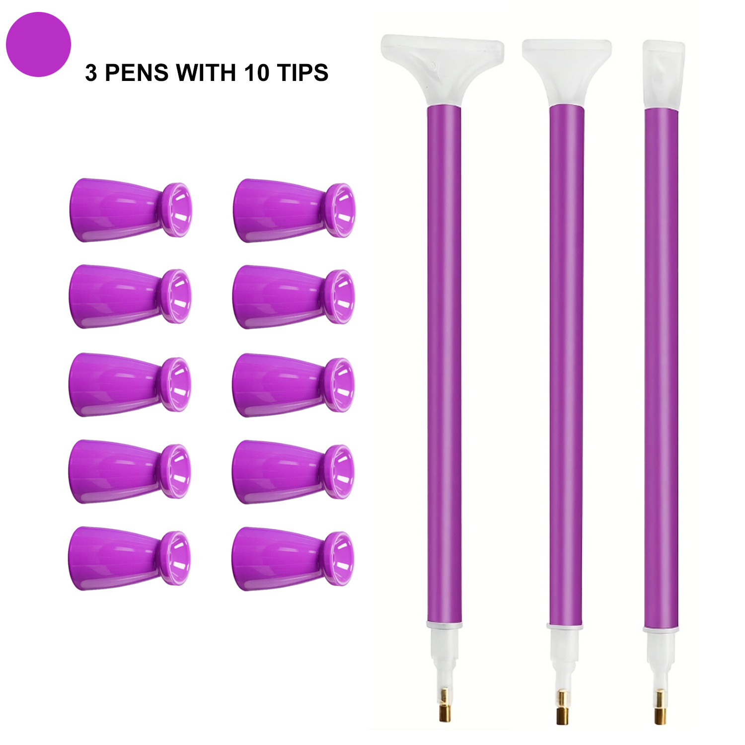 Art Craft Kit - Conjunto de 10 Pontas de Silicone