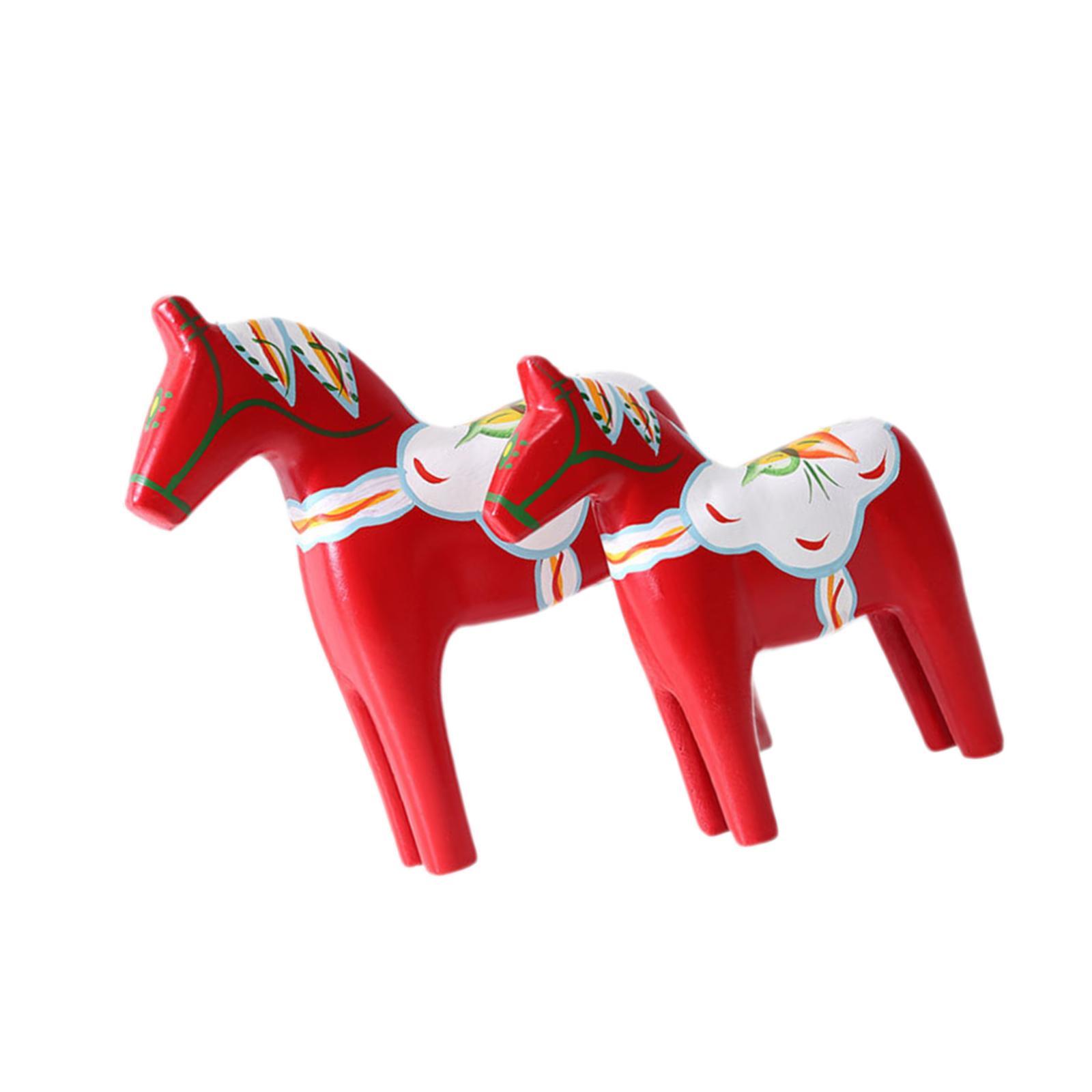 Art Craft Horse - Estatueta de cavalo Dala, 2 peças,