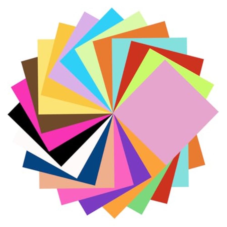 Art Craft Paper - Papel de Origami, 20 Cores, Papel