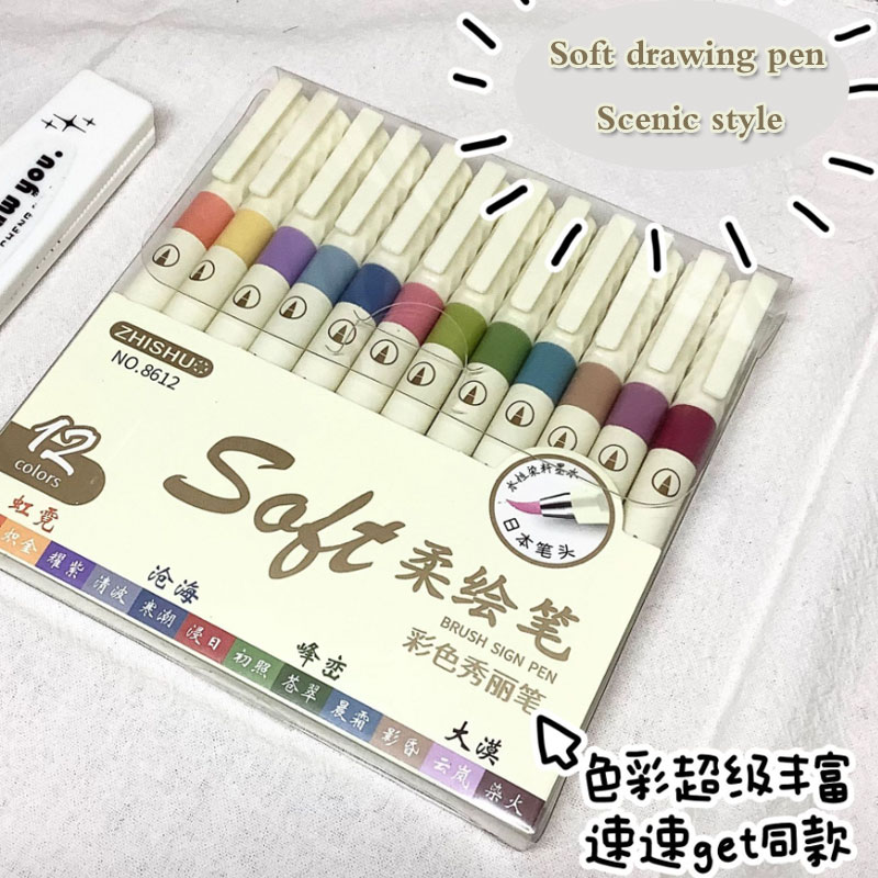 24/3 cores vintage aquarela le - Watercolor Brush Pen avaliação e preço