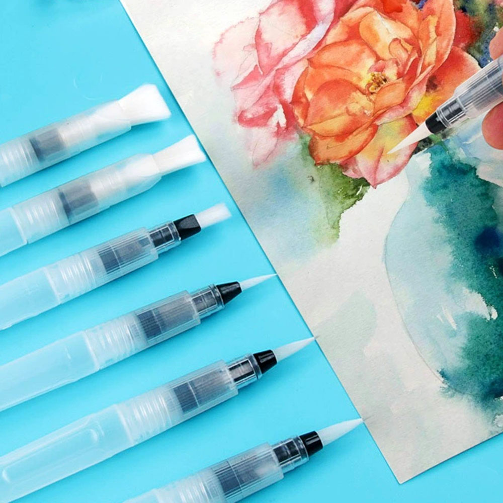 Conjunto de 6 canetas recarreg - Watercolor Brush Pen avaliação e preço