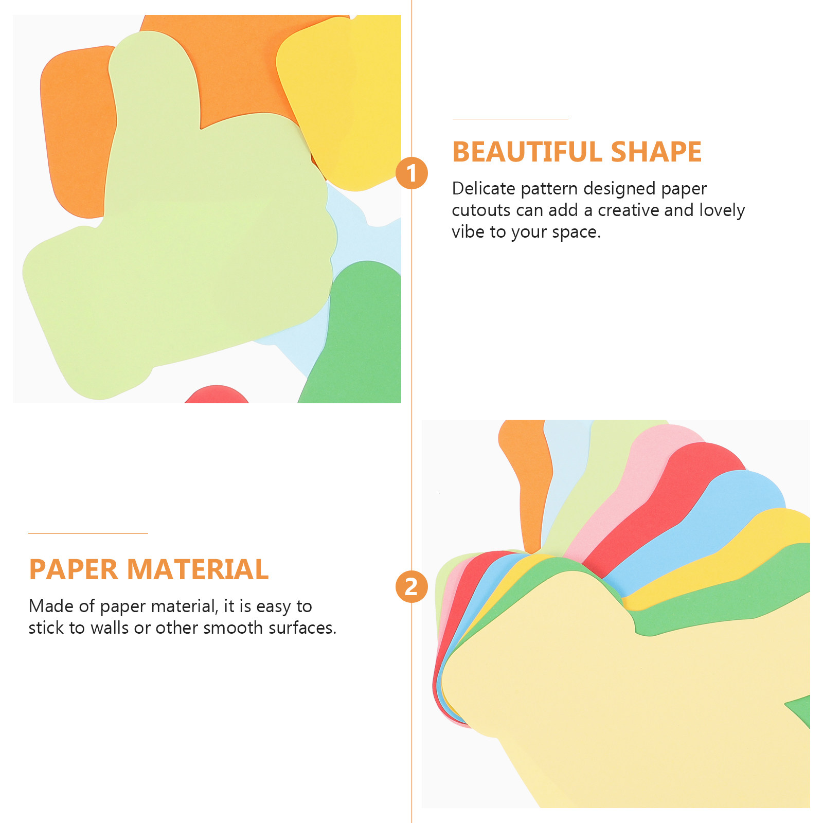 54 Peças de Recortes de Papel  - Art Craft Paper avaliação e preço