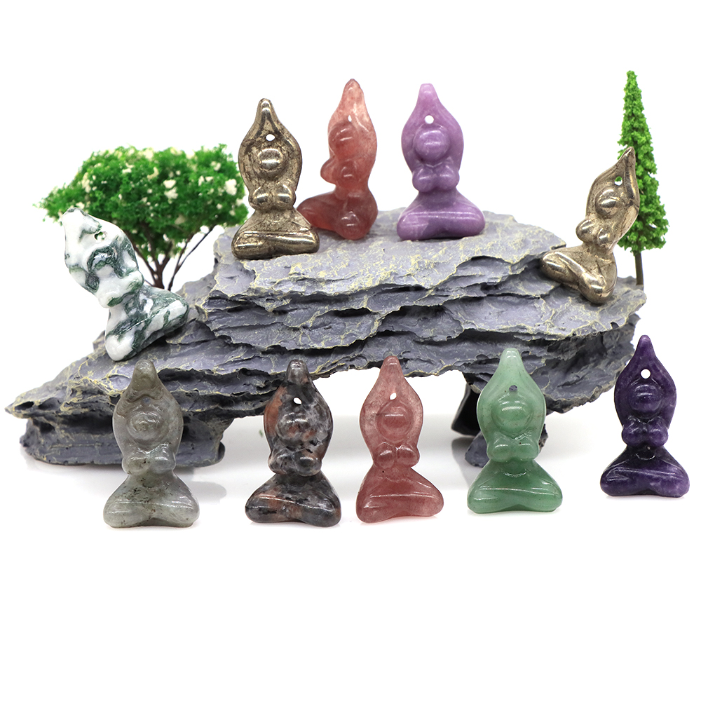 Yoga Pose Deusa e Chakras Figu - Art Craft India avaliação e preço