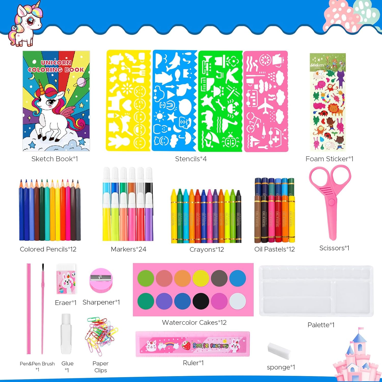 Conjunto de livros para colori - Watercolor Brush Pen avaliação e preço
