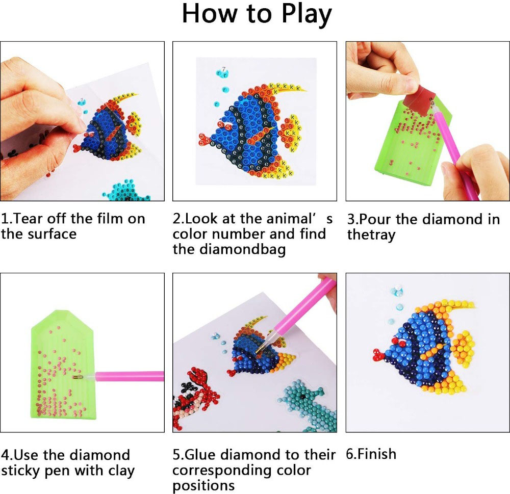 Kits de pintura diamante adesi - Art Craft For Toddlers avaliação e preço