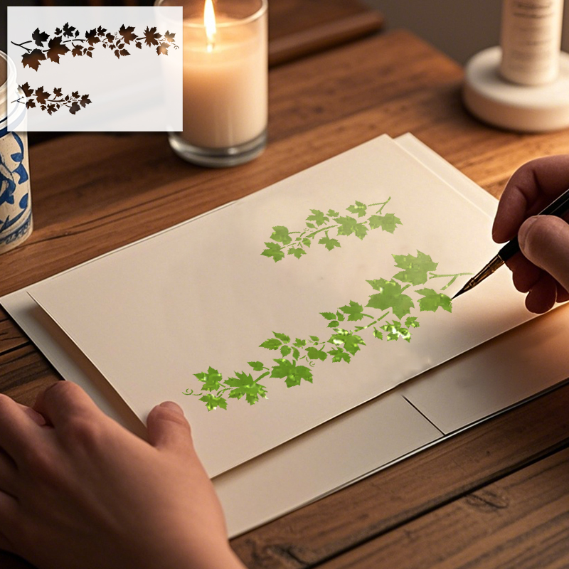 Yomdid 1pc folha padrão pet pi - Art Craft Template avaliação e preço