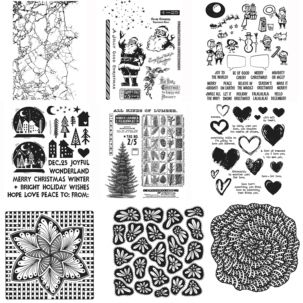 Selos claros de flor de árvore - Art Craft Template avaliação e preço