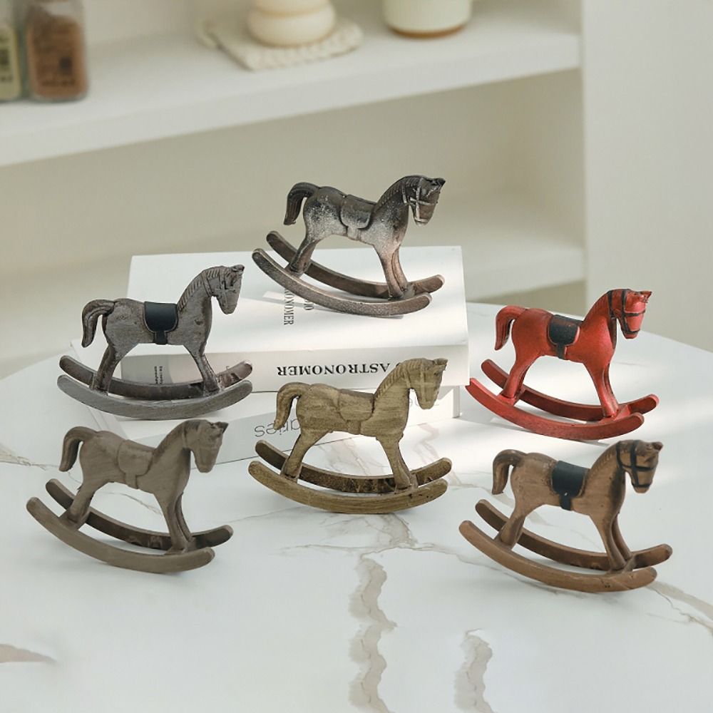 Cavalo de Madeira com Design C - Art Craft Horse avaliação e preço