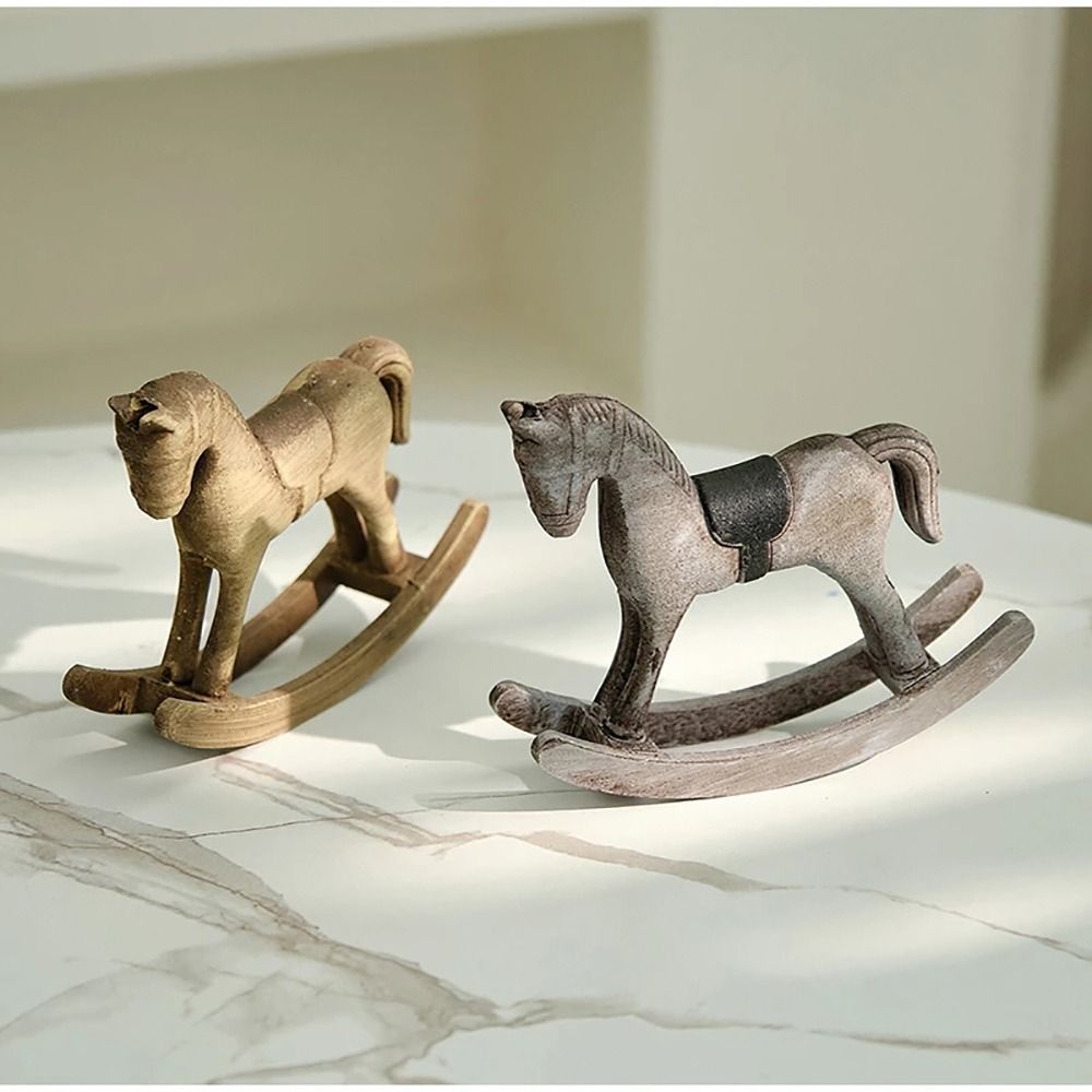 Cavalo de Madeira com Design C - Art Craft Horse avaliação e preço