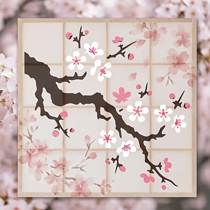4PCS Estênceis de Flor de Cere - Art Craft Template avaliação e preço