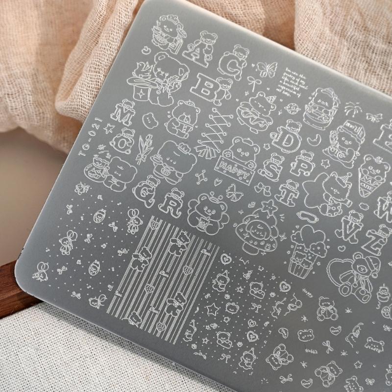 R3MC Placa estampagem arte unh - Art Craft Template avaliação e preço