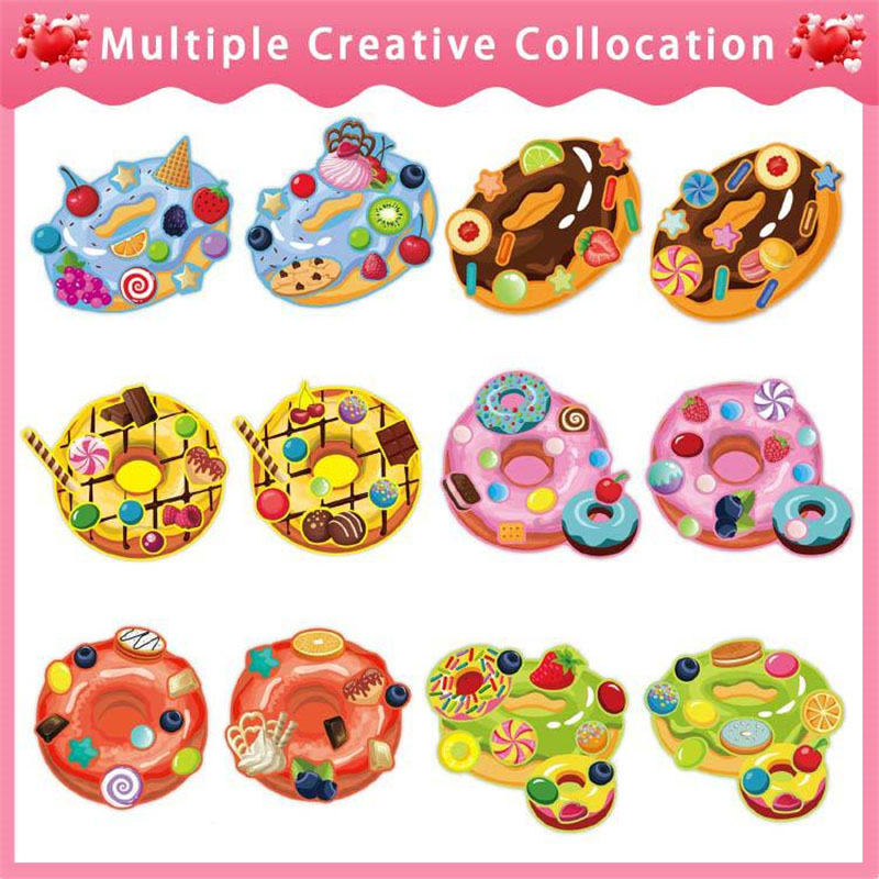 Faça um rosto donut adesivos p - Art Craft For Toddlers avaliação e preço