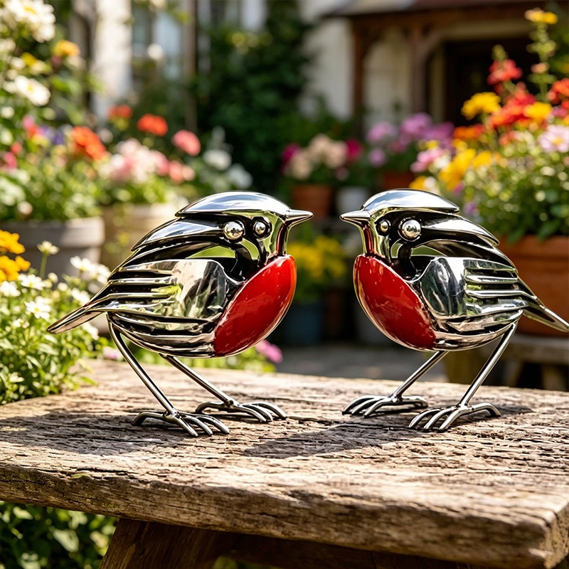 Escultura de Pássaro Robin em  - Art And Craft Recycle avaliação e preço